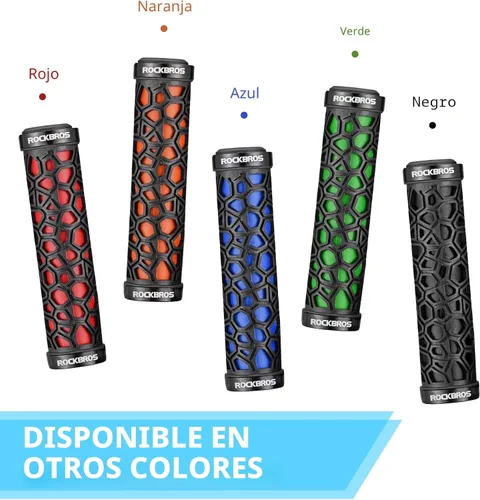 Vista 6 de ROCKBROS Puños de manillar de bicicleta con doble bloqueo Puños de bicicleta antideslizantes para manillar de bicicleta para MTB, BMX, patinetas