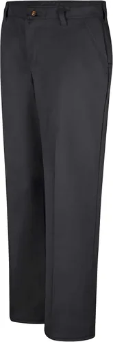 Vista 3 de Red Kap Pantalón de trabajo de algodón con parte delantera lisa para mujer