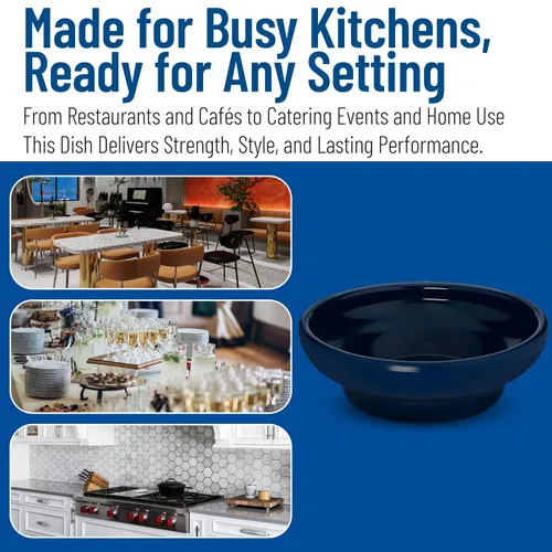 Vista 7 de Carlisle FoodService Products 087560 Melamine Salsa Dish, 5 oz. Capacity, Cobalt Blue (Case of 48)