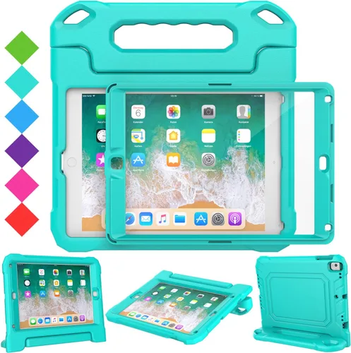 Vista 9 de SUPLIK - Funda infantil para iPad 5ª/6ª generación, Air 1/2/Pro 9.7, color Negro