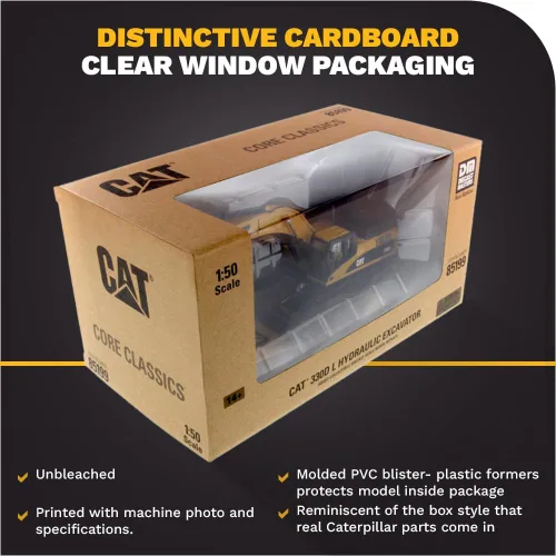Vista 6 de Diecast Masters Excavadora hidráulica Caterpillar 330D L Core Classics Series Vehículo