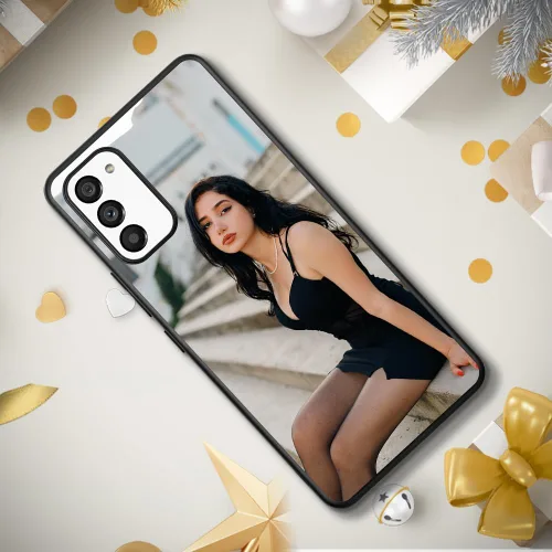 Vista 6 de 5 piezas Galaxy A02S - Funda de sublimación para teléfono en blanco, personalizable, compatible con Samsung Galaxy A02S, TPU suave + policarbonato