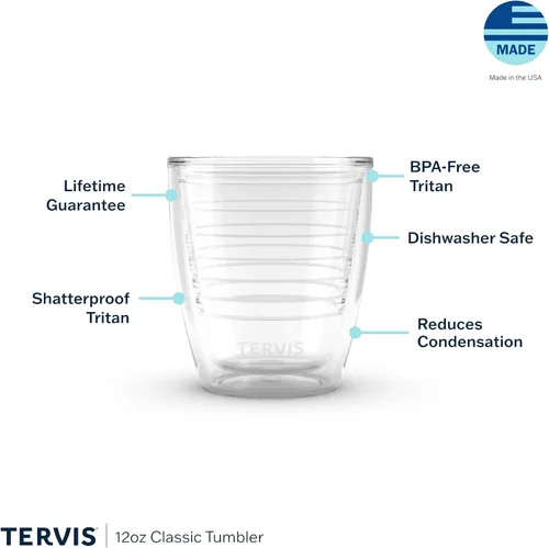 Vista 3 de Tervis Ol' Time Maritime Boating Collection Old School Sloop - Vaso aislado de doble pared fabricado en Estados Unidos, vaso de viaje mantiene