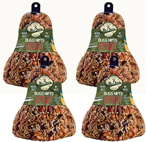 Vista 10 de Mr. Bird Bugs, Nuts & Fruit Campana de semillas de aves silvestres, paquete