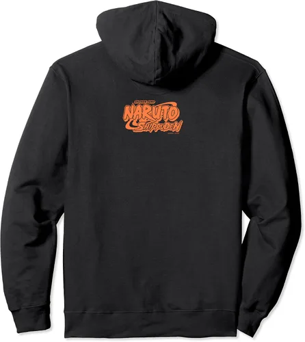 Vista 2 de Naruto Sudadera con capucha Shippuden Cast Group, Negro