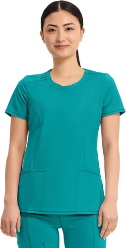 Vista 14 de Cherokee Infinity - Camiseta médica con cuello redondo y 3 bolsillos para Negro