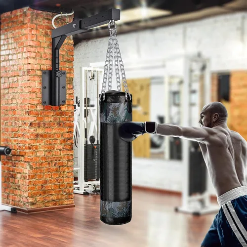 Vista 7 de BeneLabel Colgador de Pared para Saco Pesado, Soporte Resistente para Saco de Boxeo, Soporte para Saco de Boxeo para Gimnasio en Casa