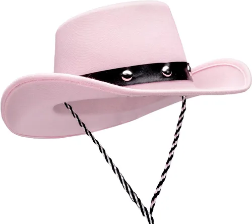 Vista 4 de Sombrero de vaquero de tamaño bebé, sombreros de vaquera para bebé, 1 pieza, sombreros de vaquero para fiesta infantil, sombreros de vaquero