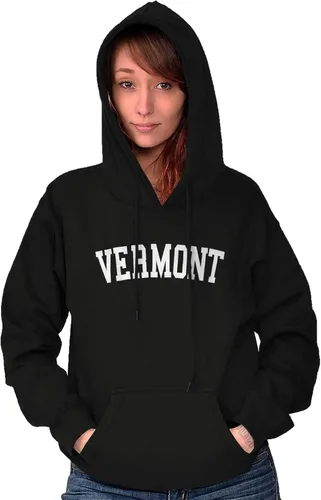 Vista 22 de Simple Classic Souvenir Vermont Sudadera con capucha Mujer Hombres