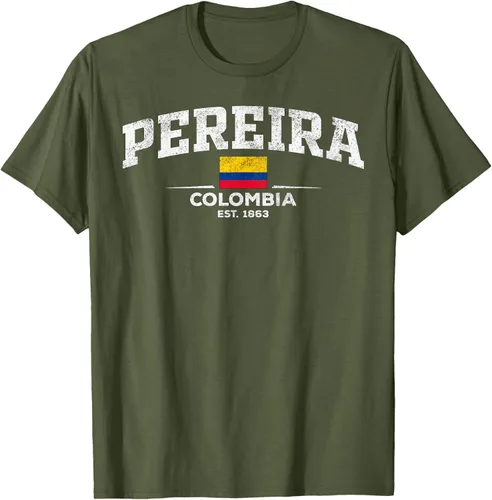 Vista 56 de Camiseta Pereira Colombia, Negro
