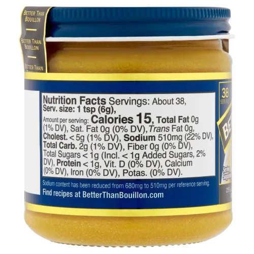 Vista 2 de Better Than Bouillon Brand, paquete variado reducido en sodio con 1 base de pollo, 1 base de carne de res y 1 base vegetal, frascos de 8 onzas