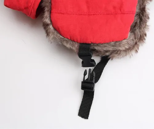 Vista 4 de Connectyle Sombrero de trampero de soldado cálido para invierno, sombrero de caza con solapas para las orejas