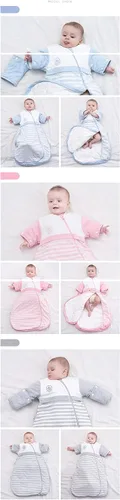 Vista 5 de Fundas para saco de dormir para bebés, manta portátil para niños pequeños