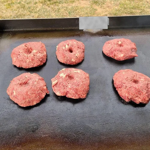 Vista 2 de Puerta de grasa para parrilla Blackstone, trampa de grasa de bloque de acero inoxidable para parrillas Blackstone planas y otras parrillas