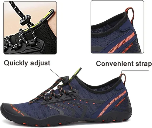 Vista 4 de Kararao Mens Womens Water Shoes Quick Dry Swim Shoes Beach Shoes Pool Surfing Aqua Sports