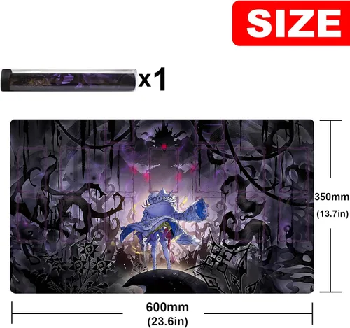 Vista 2 de ygo playmat - Alfombrilla para competición de videojuegos, carpeta de tarjetas de 23.6 x 13.7 pulgadas