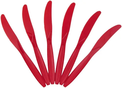 Vista 26 de JAM Paper Premium Utensils Party Pack - Cuchillos de plástico - Fucsia rosa intenso - 48 cuchillos desechables/paquete