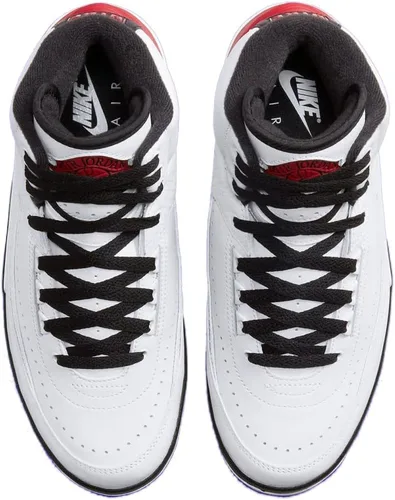 Vista 4 de Air Jordan 2 Chicago, BlancoRojoNegro (WHITEVARSITY RED-BLACK)