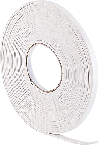 Vista 8 de Hestya Tira de espuma para burlete de 32.8 ft para sellado de puertas de ventana (0.118 in, negro)