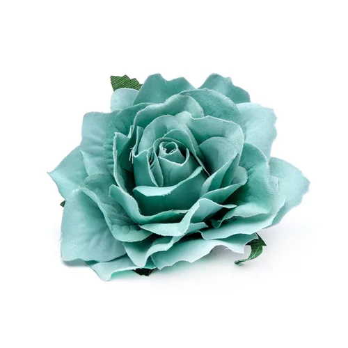 Vista 7 de Broche de flores para el pelo de rosa para mujer, para tocado de novia, bailarina flamenca, paquete de 10 unidades (mezcla de 10 colores)