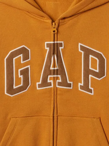 Vista 7 de GAP Sudadera con capucha y cremallera completa con logotipo para niños
