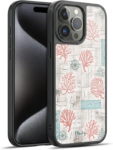 Vista 21 de Head Case Designs Officially Licensed Paul Brent Agate Mermaid Coastal Gel Armor Case [Military Grade Drop Protection] Compatible with Apple iPhone