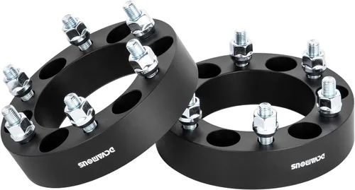 Vista 12 de 4 espaciadores de rueda centrados 5x115 de 1 pulgada con pernos de 0.551 x 0.059 in de orificio del cubo de 2.815 in compatibles con Dodge 5 Lug