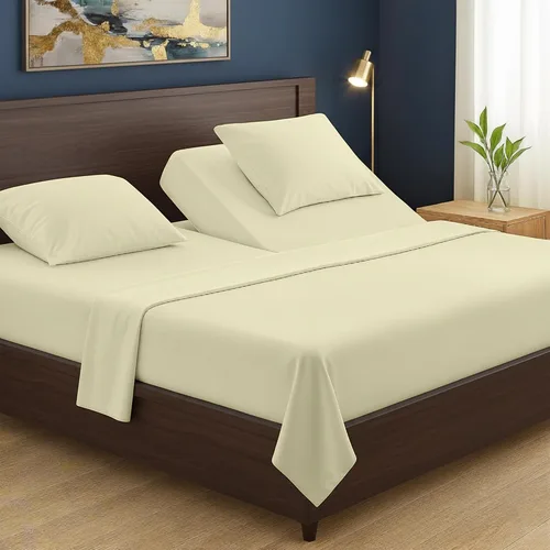 Vista 26 de Mattress-Homes Juego de sábanas de 4 piezas ultra lujosas 100% algodón suave de fibra larga de 16 pulgadas de profundidad, tamaño individual lavable