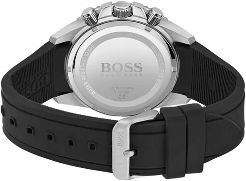Vista 3 de BOSS Center Court Reloj cronógrafo de acero inoxidable para hombre, resistente al agua