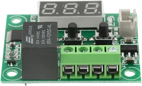 Vista 4 de 2 unids W1209 Termostato digital de alta precisión Control de temperatura Módulo de interruptor DC 12 V Micro placa de control de temperatura