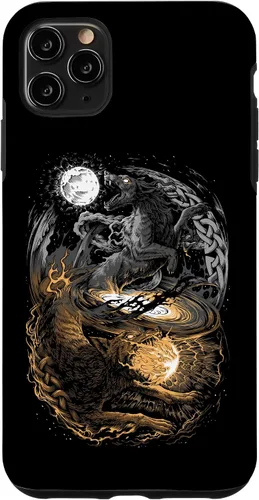 Vista 13 de Funda para iPhone 16 Lobo Viking Wolf Norse Mythology Pagan Ragnarok Wolves