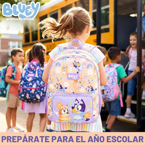Vista 2 de Get Trend Paw Patrol Bluey Squishmallows Girls Backpack, 18 inch Multi Bluey