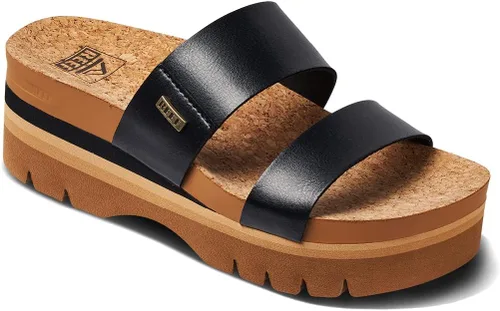 Vista 3 de REEF Cushion Vista Higher - Sandalias de plataforma para mujer, soporte de arco, plantilla acolchada ultra suave