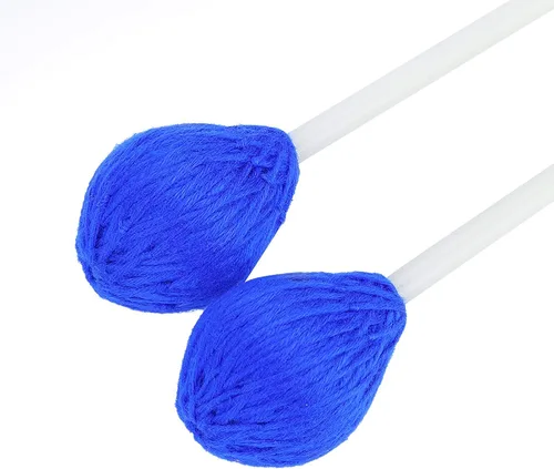 Vista 9 de 1 par de mazos de marimba, mazos de tambor, mazos de percusión de cabeza de hilo, mazos de timbal, accesorios de instrumentos musicales