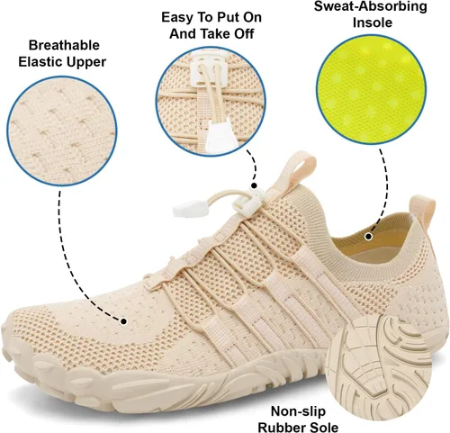 Vista 3 de XIHALOOK - Zapatos deportivos de senderismo para mujer y hombre, de secado rápido, para playa, caminar, kayak, surf, entrenamiento