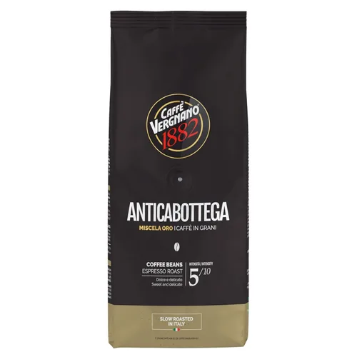 Vista 16 de Caffe Vergnano 1882 Antica Bottega Espresso de grano entero arábica tostado medio – Granos de café italianos chocolate, nueces y notas de caramelo