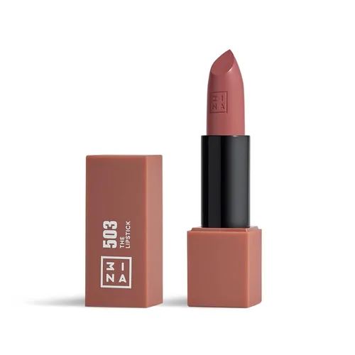 Vista 10 de 3INA The Lipstick - Lápiz labial hidratante para mujer, acabado satinado semimate con 5 horas de uso prolongado, altamente pigmentado y cómodo 245