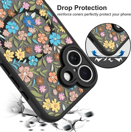 Vista 98 de KANGHAR - Funda compatible con iPhone 11, diseño de leopardo negro, textura de neumático antideslizante, a prueba de golpes, funda protectora