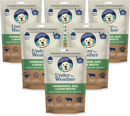 Vista 17 de Under the Weather Bland Diet para perros Fácil de digerir para perros enfermos Siempre esté listo Contiene electrolitos – Carnes naturales