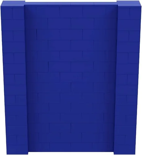 Vista 28 de EverBlock Kit de pared de 5 x 4 pies Bloques de construcción modulares Sistema de pared para edificios, pantallas y estructuras Divisor