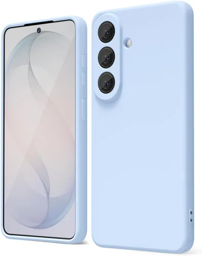 Vista 269 de oakxco Funda para teléfono Samsung Galaxy S8 de silicona líquida, delgada y fina de gel de goma suave TPU cubierta protectora simple llana