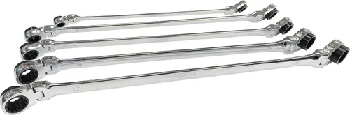 Vista 2 de ATD Tools 99650 XL - Juego de llaves de trinquete con 10 tamaños métricos, 5 piezas