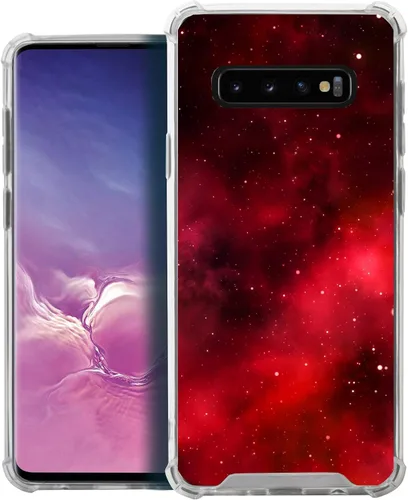 Vista 29 de CasesOnDeck - Funda compatible con Samsung Galaxy S10+ S10 Plus 6.4 pulgadas] S10+ Funda delgada, transparente y flexible de poliuretano