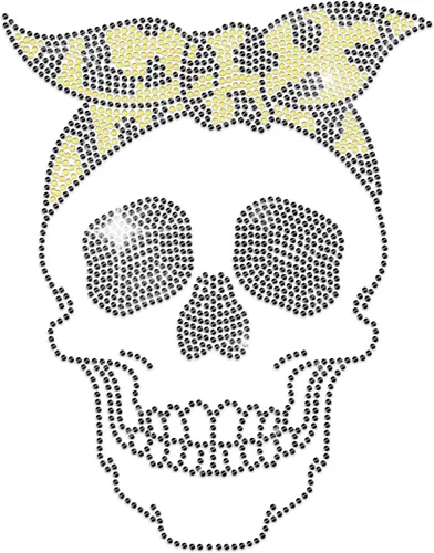 Vista 16 de MAYJOYDIY Juego de bingo con diamantes de imitación termoadhesivos para planchar Happiness is Yelling Crystal Rhinestone Transferencia de calor