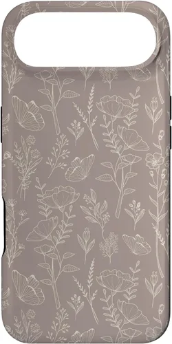 Vista 27 de Butterfly Meadow - Carcasa para iPhone 16, diseño botánico de flores silvestres
