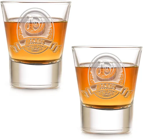 Vista 4 de Vasos de chupito personalizados, grabados (vaso de chupito individual)