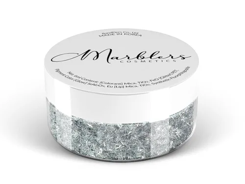 Vista 99 de MARBLERS Polvo de mica natural grueso [perla azul acero] 0.11 onzas (0.11 oz) altamente pigmentado no tóxico, vegano, libre de crueldad animal