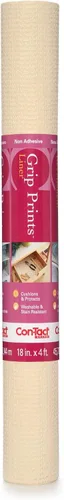 Vista 16 de Con-Tact Brand Grip Prints - Forro antideslizante duradero y no adhesivo para estantes y cajones, 18 x 4 pies, granito beige