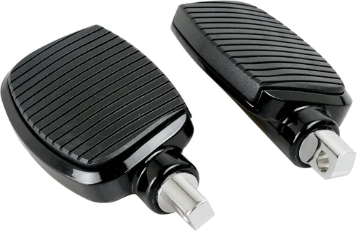 Vista 4 de Estriberas para motocicleta y pasajeros, estriberas, estriberas, estriberas, estriberas con goma antideslizante, universal para Harley Davidson Dyna