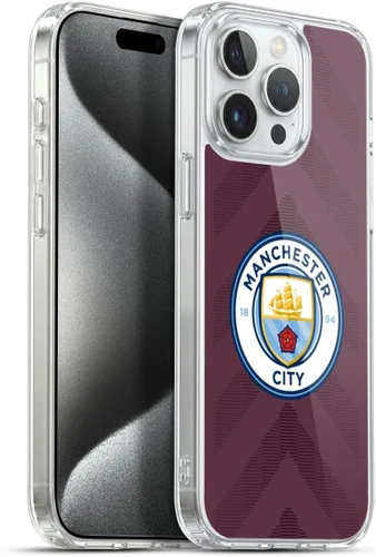 Vista 138 de Head Case Designs Funda de gel con licencia oficial del Manchester City Man City FC Away 2022/23 [protección de grado militar] compatible con Apple